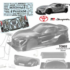 TC002 1/10 Toyota Supra, 200mm Tamiya TT01 TT02 Drift MST