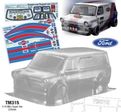 Ford Super Van MARTINI M Chassis Tamiya M05 M06 M07 M08 Xpress Transit