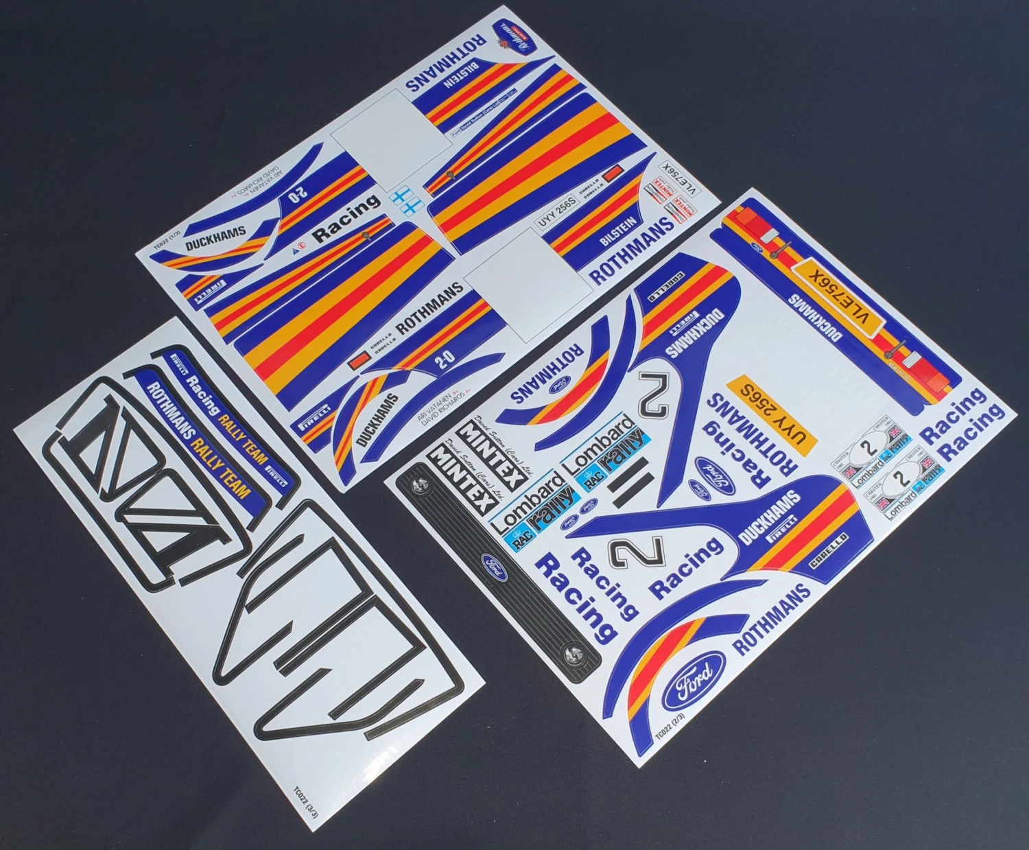 Rothmans Mk2 Decal Set 1 Rothmans Mk2 Decal Set