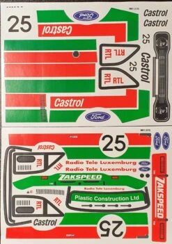 Mk1 Castrol Decals