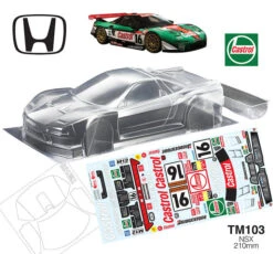 TM103 Honda CASTROL NSX 210mm M Chassis Body