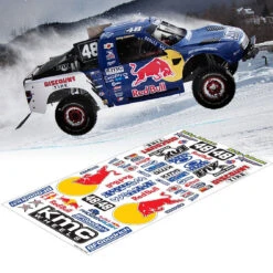 TS502 Red Bull Sticker, 20x40cm RC Decals Tamiya Short Corse Truck