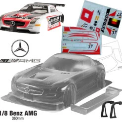 Benz AMG (360mm) HOBAO Kyosho Mugen Sworkz TLR Hotbodies Traxxas