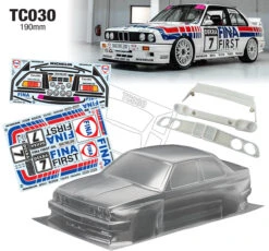 TC030 1/10 BMW E30 FINA Tamiya TT01 TT02