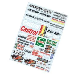 1/10 Castrol Mugen Sticker, A4