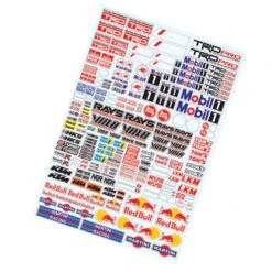 1/10 TRD Sticker, A4 Tamiya TT01 TT02