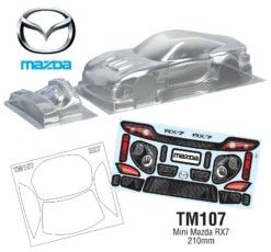 TM107 1/10 Mini Mazda RX7 M Chassis Tamiya M05 M06