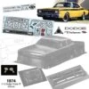 1/10 1974 Dodge Polara RT, 200mm Tamiya TT01 TT02