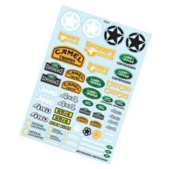 TC915 1/10 Crawler Sticker, A4 Land Rover 300mm X 137mm RC Decals Tyre Tamiya HPI KYOSHO