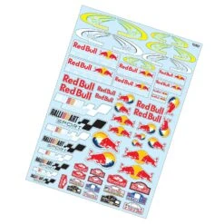 TC922 1/10 Rally Art Sticker, A4 Red Bull Subaru Tamiya TT01 TT02
