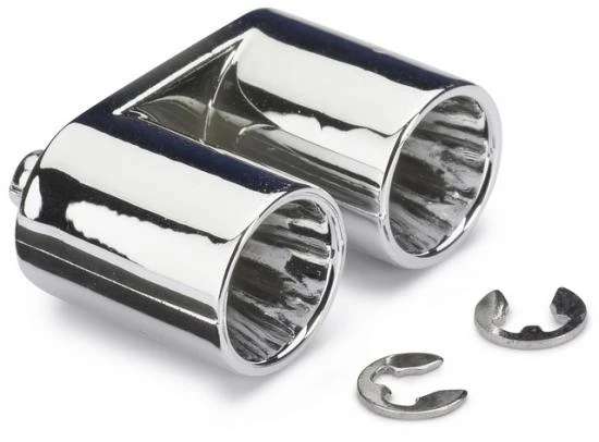 Chrome Twin Exhaust Set Body Accessory Tamiya TT01 TT02 HPI 190mm 257mm 1 Chrome Twin Exhaust Set Body Accessory Tamiya TT01 TT02 HPI 190mm 257mm