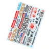 TC901 1/10 Idemitsu Sticker, A4 RC Decals Tyre Tamiya HPI KYOSHO