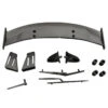 1/10 Racing Car RC Body Shell Cover Touring Rear Wing Set Spoiler Black H615 Tamiya