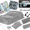 TC350 1/10 Lexus PETRONAS GT500, 200mm Tamiya TT01 TT02 Drift HPI Kyosho