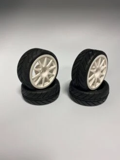 D005 Road Tire On-Road Grip Tyre Set 52mm X 26mm Wheel Tamiya Kyosho HPI TYP2