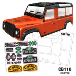 CB110 1/10 Crawler Body, 313mm Land Rover Defender 90 110 TRX4 LOSI AXIAL REDCAT HPI