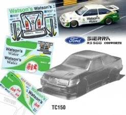 Ford Sierra RS500 WATSON'S Tamiya TT01 TT02 190mm X 257mm HPI Kyosho Drift