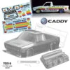 TC016 VW Caddy Apple 190mm Tamiya TT01 TT02