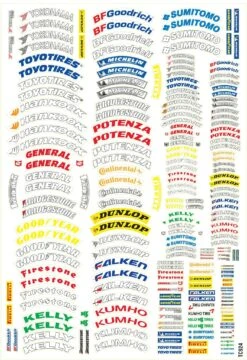 TC924 Tire Logo Sticker, A4 RC Decals Tyre Tamiya HPI KYOSHO -Toys Car Store FA203892 CCF5 4E76 A9B0 54075F6E894F