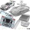 Mercedes Benz CLK GTR 190mm Body #11 Tamiya TT01 TT02
