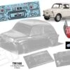 Tm160 Fiat 600D 210/165mm Tamiya M Chassis M05 M03 Xpress Hpi Kyosho