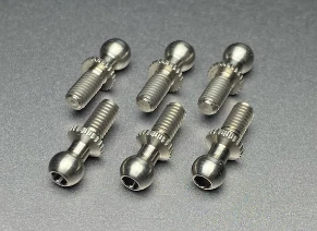 4.3mm Short Ti Ball Studs Yokomo Dogfighter 870, Works 91/92 93 93wcs And Yz-10 94 To 97 FZ-0503