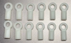 5.8 Rod Ends Yokomo Dogfighter White FZ-0021