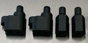 Battery Mounts (Black) For Yokomo Dogfighter FZ-0023B 1 Battery Mounts (Black) For Yokomo Dogfighter FZ-0023B