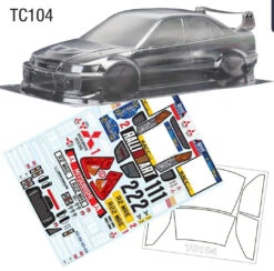 TC104 Mitsubishi Evo 5 Shell 190mm