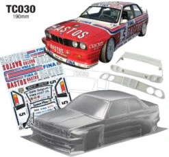 TC030 Bastos BMW E30 190mm Tamiya TT01 TT02