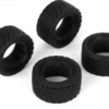M CHASSIS RALLY PROFILE TIRE SET (4PCS) WITH INSERT