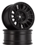 Mini Spoke Black 4mm Offset 26mm Rc Touring Car Wheels For Tamiya TT01 TT02 HPI Kyosho 12mm Hex Not M Chassis