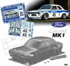 Mk1 Escort Bodyshell Kit 190mm VWM MOTORS Tamiya Chassis