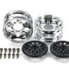 54794 Tamiya - 2-Piece Mesh Wheels (2pcs., Black) Hop-Up Options No.1794