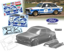 TC022 FORD ESCORT MK2 DAVID SUTTON MOTORSPORT Tamiya TT01 TT02 190mm