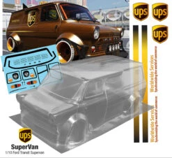 Ford Super Van 215mm X 257mm For TT01 TT02 Tamiya Transit -Toys Car Store image 85d2928b e80c 4f8d 871b 842aca17598c